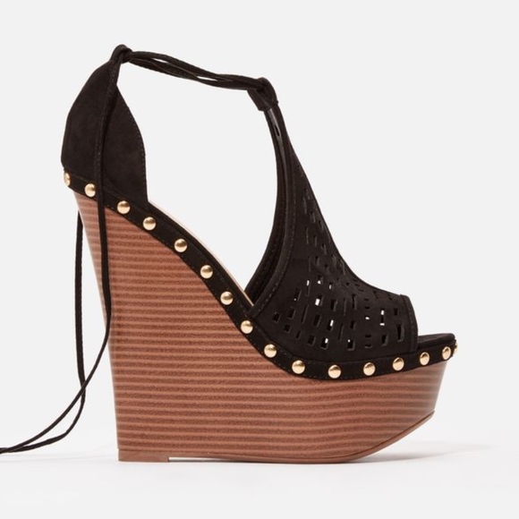 Lucien Platform Platform Heeled Sandals Shoedazzle - Picture 3 of 8